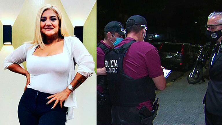 Dos policías dejaron una citación judicial para Gladys la Bomba Tucumana en el edificio de La Corte