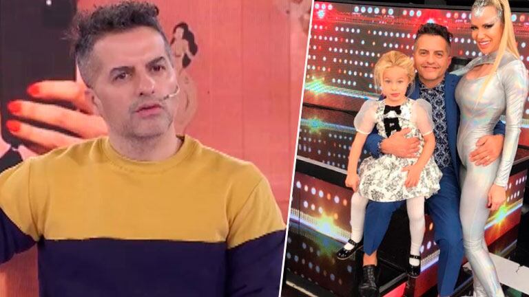 La reacción de Ángel de Brito tras las críticas que recibió su foto con Luli Salazar y su hija Matilda