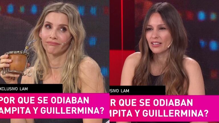 Guillermina Valdés le hizo a Pampita una tremenda pregunta sobre sus ex: "¿Pareja no compartimos, no?"