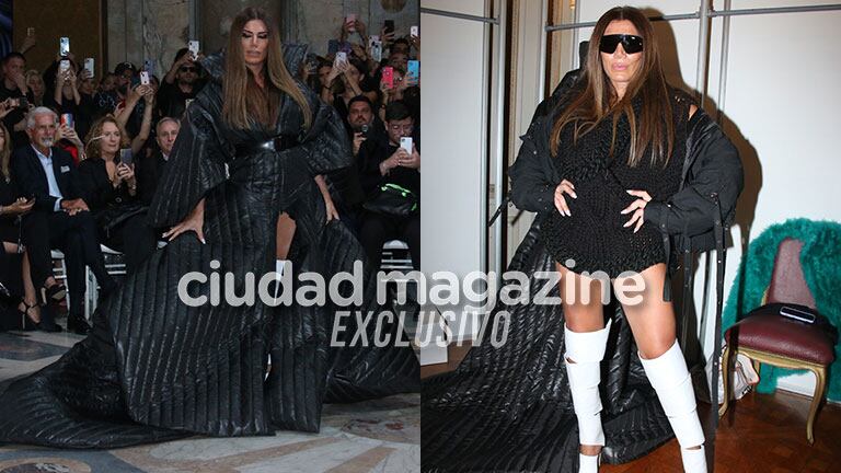 Flor de la Ve deslumbró en el desfile de Gustavo Pucheta con un impresionante tapado y bucaneras