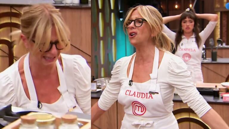 Claudia Fontán rompió en llanto en MasterChef Celebrity: "¡Está apagado el horno!"