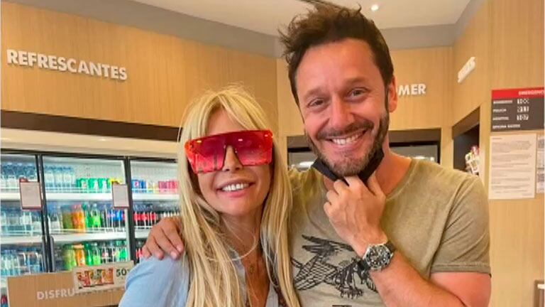 La foto del encuentro de Graciela Alfano y Benjamín Vicuña en un supermercado