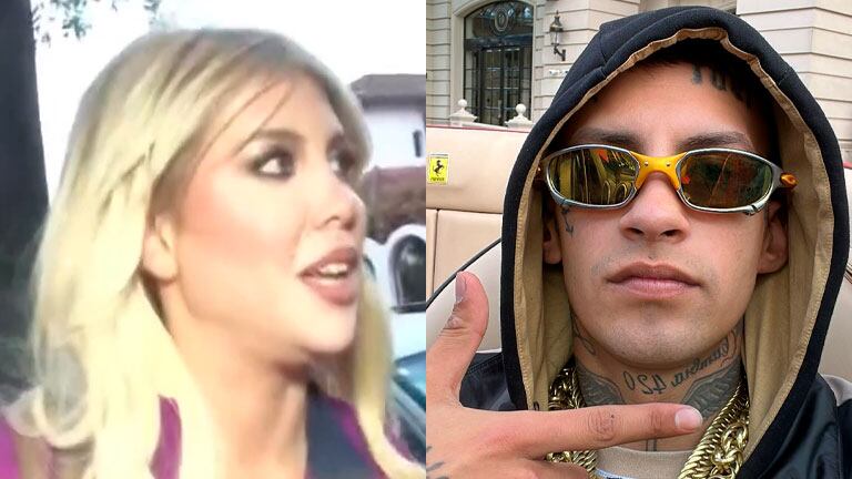 Wanda Nara se hartó de las polémicas con L-Gante y lo manifestó ante la prensa