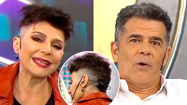 Carolina Papaleo sorprendió a Julián Weich en vivo con su drástico cambio de look: "Estoy re tumbera"