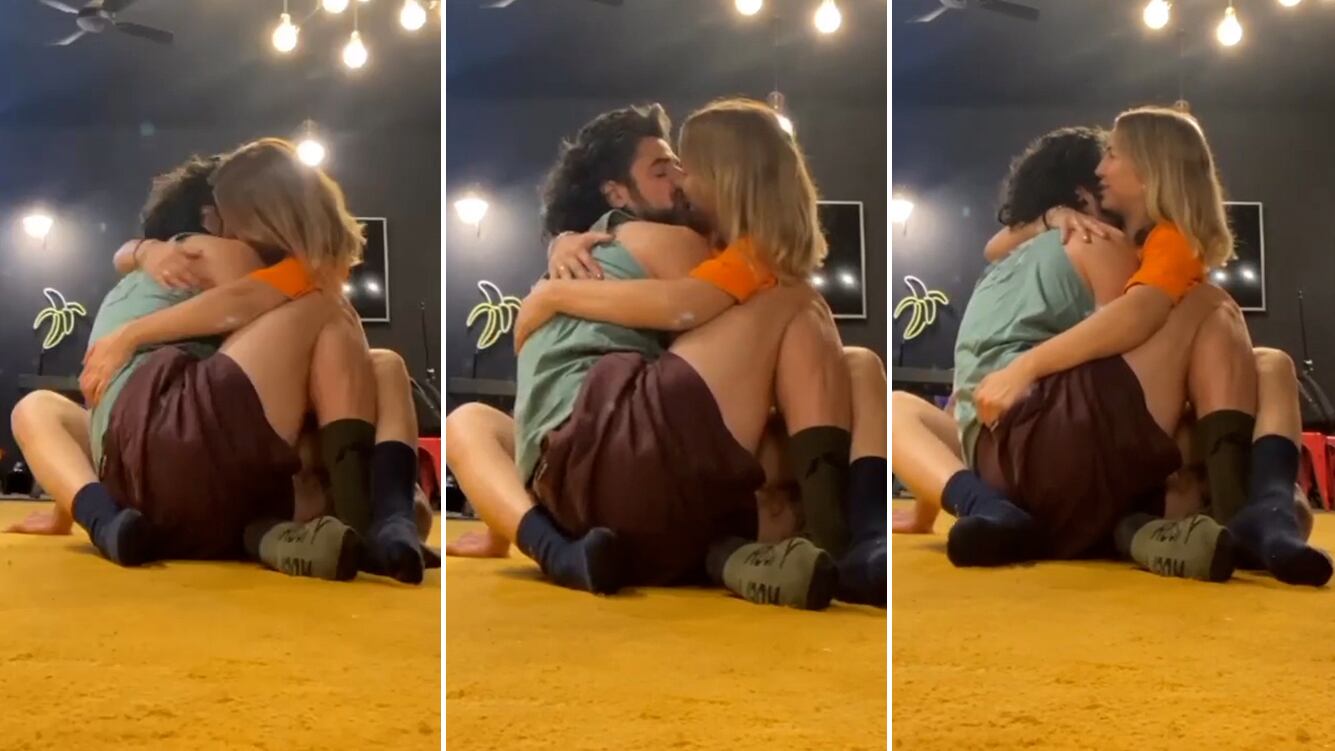 El dulce video de Flor Vigna y Luciano Castro, mimosos y a los besos 