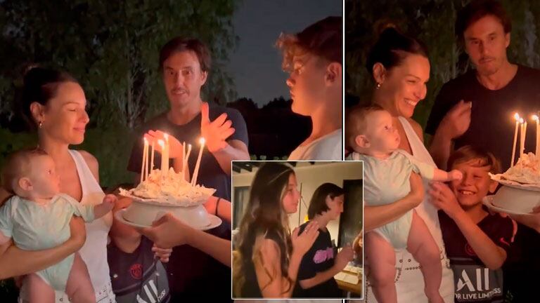 El festejo de cumpleaños íntimo de Pampita con sus hijos, Roberto García Moritán y sus amigos en su casa de Nordelta