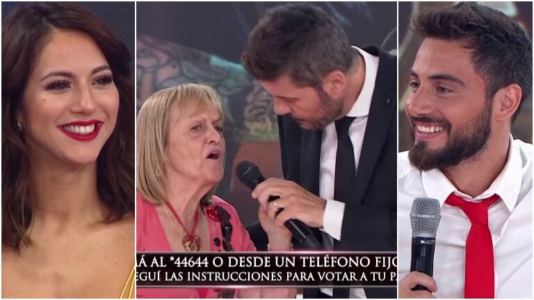 El mensaje de amor de la abuela de Nico Occhiato a Flor Vigna en la semifinal del Súper Bailando