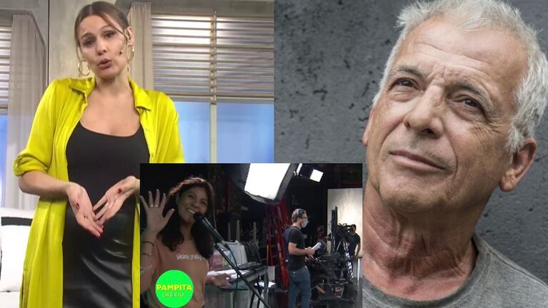 La reacción de Pampita tras el escándalo con Gerardo Romano: hizo un paneo del estudio y le hizo frente a la polémica con el actor