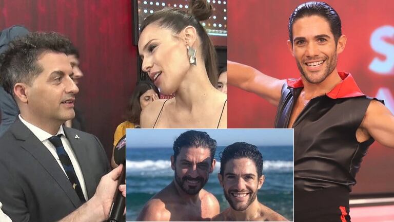 Pampita sorprendió a Ángel de Brito con una pícara pregunta: "¿Vos estás enamorado del novio de Hernán Piquín?"