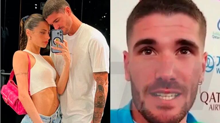 Rodrigo de Paul habló de Tini Stoessel: "Ella sufre y se alegra conmigo"