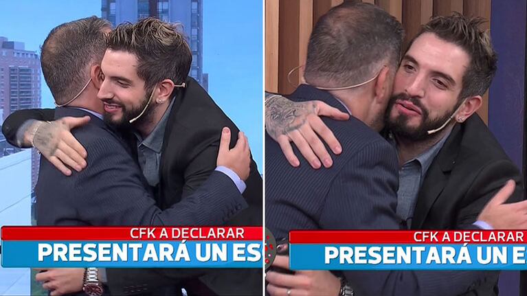 Juan Cruz Sanz regresó a Nosotros a la Mañana: el recibimiento de Fabián Doman