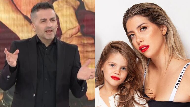 Ángel de Brito sorprendido por Francesca, la hija de Wanda Nara: "Tenemos a una Wandita"