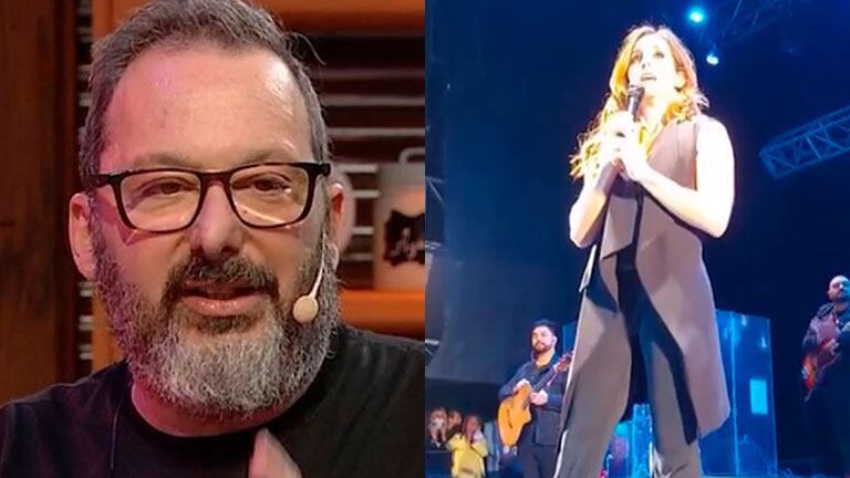 Soledad Pastorutti le dedicó una canción a Gerardo Rozín en pleno show tras enterarse de su muerte