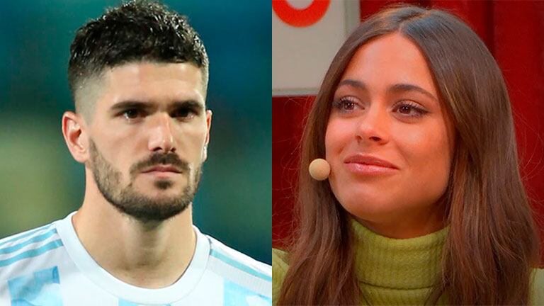 Estefi Berardi habló del vínculo amoroso que tendrían Rodrigo de Paul y Tini Stoessel