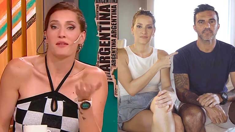 Mica Viciconte, molesta con Fabián Cubero por no respetar sus gustos en Navidad