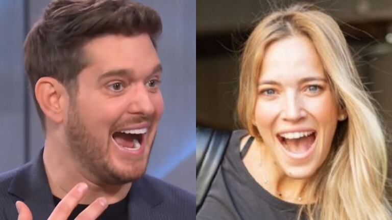 Michal Bublé contó acompaña a Luisana Lopilato en su carrera: "Soy el que cuido a los nenes y le llevó el mate"