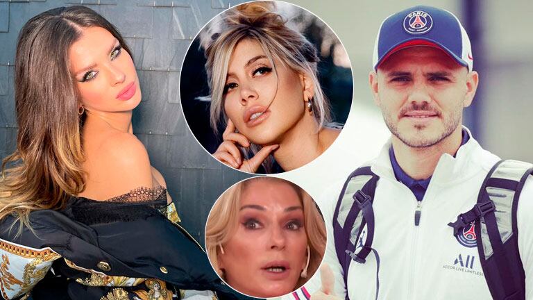 Los provocadores mensajes de China Suárez a Mauro Icardi delante de Wanda Nara que reveló Yanina Latorre