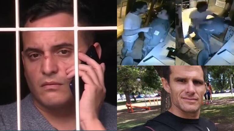 Habló Gustavo Granucci, el guardia de seguridad atacado por Miguel Ángel Paz: "Es una bestia; tengo un hijo de cuatro años y podría haberme dejado discapacitado"