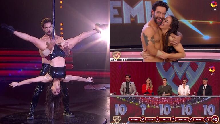 El tremendo truco de Cachete Sierra con su bailarina con el que se ganaron el puntaje perfecto en La Academia