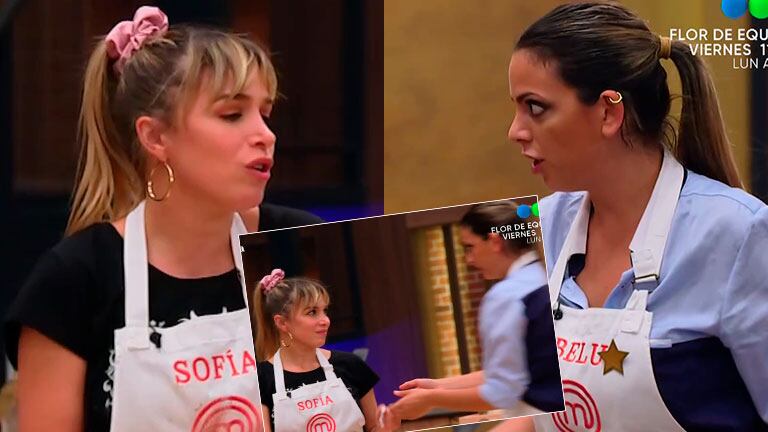 La discusión de Belu Lucius con Sofía Pachano en MasterChef Celebrity