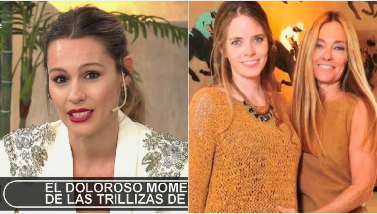 Pampita, dura sobre las fotografías del velatorio de Geñi, la hija de Eugenia de las Trillizas de Oro