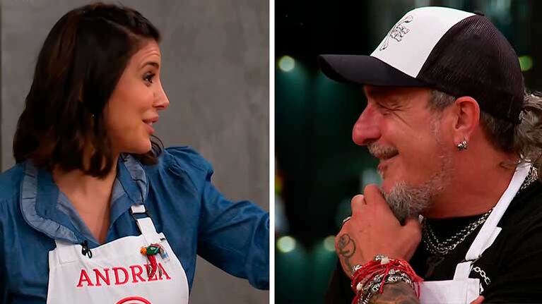 Andrea Rincón desafió el Mono de Kapanga en MasterChef Celebrity