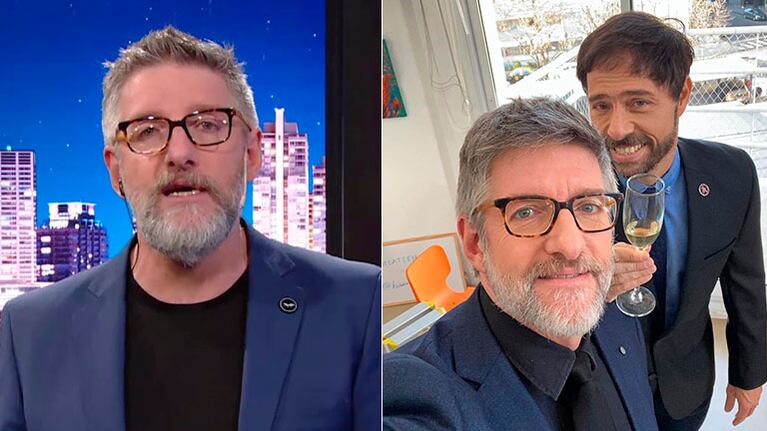 Qué dijo Luis Novaresio tras la filtración de su video íntimo con Braulio Bauad