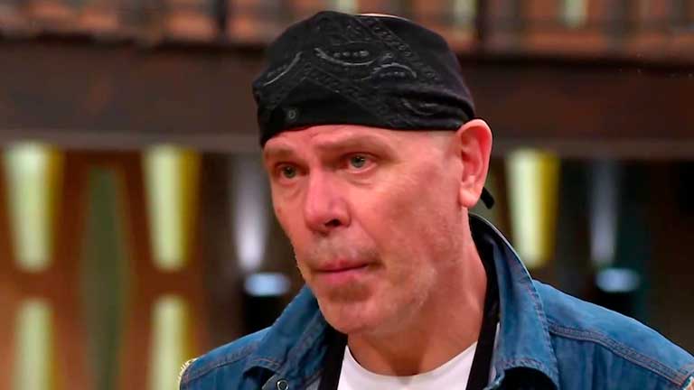 El “Loco” Montenegro tuvo que abandonar la gala de MasterChef Celebrity