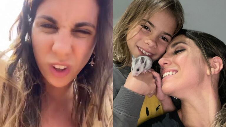 Cinthia Fernández mostró en las redes los abdominales de su hija y estalló por los cuestionamientos que tuvo: "¿Pueden ser tan enfermos?"