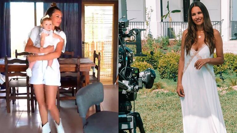 Pampita mostró cada rincón de su casa camarín en El Hotel de los Famosos