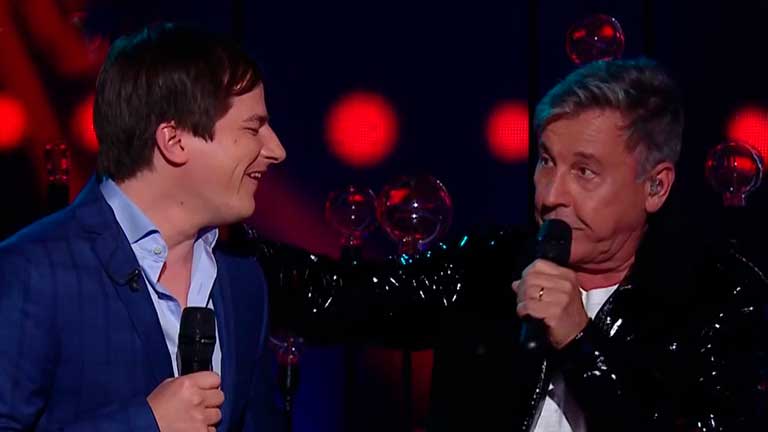 Ricardo Montaner, conmovido tras cantar junto a Nahuel Pennisi en La Voz Argentina