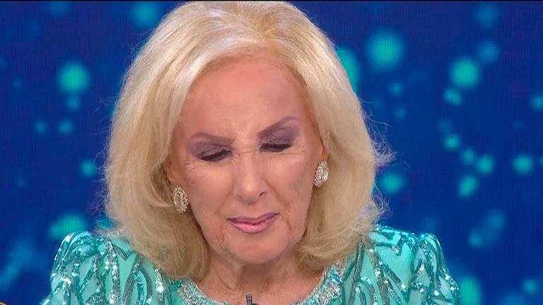 ¡A flor de piel! El llanto de Mirtha Legrand, emocionada tras ser homenajeada