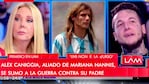 Alexander Caniggia, contra su padre en la TV italiana: "Me dejaba en el auto y se iba con prostitutas”