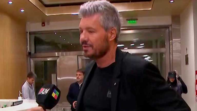 Así llegó Marcelo Tinelli a firmar su contrato en América TV