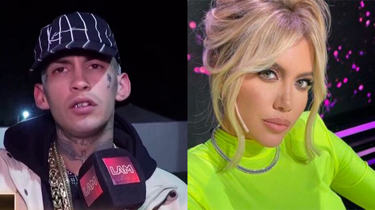 L-Gante habló a fondo de la versión de romance con Wanda Nara