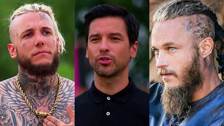 Chino Leunis comparó a Alex Caniggia con el actor de Vikingos, Travis Fimmel, en El Hotel de los Famosos