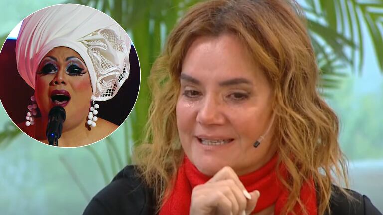 Nancy Pazos lloró con la actuación de la drag queen Amal San Yar de La Voz Argentina