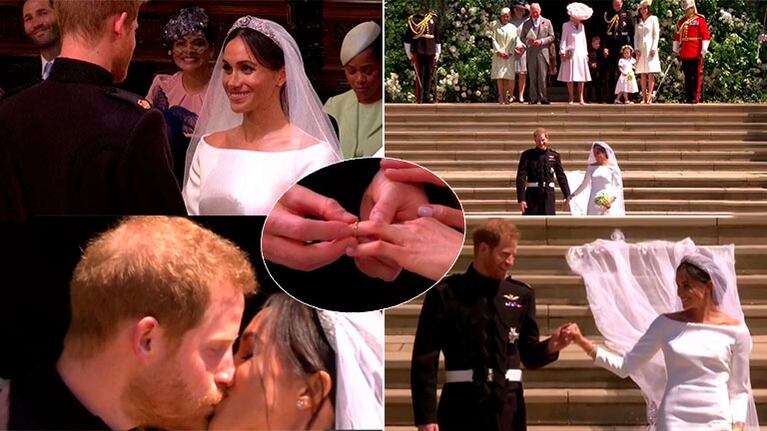 Boda real: el príncipe Harry y Meghan Markle dieron el 'sí'