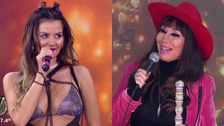 Moria Casán sorprendió en vivo a Karina Jelinek en su segunda gala de Cantando 2020: "¿A vos te pica la ingle?"