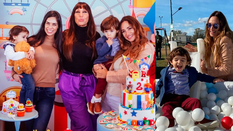 Belén Francese le hizo un súper cumple a su hijo Vitto junto a Moria Casán: "Fue soñado"