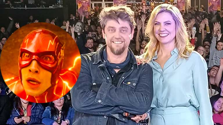 Andy y Bárbara Muschietti hablaron en el estreno de The Flash