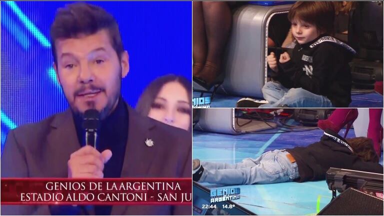 El divertido comentario de Tinelli a su hijo en Genios de la Argentina