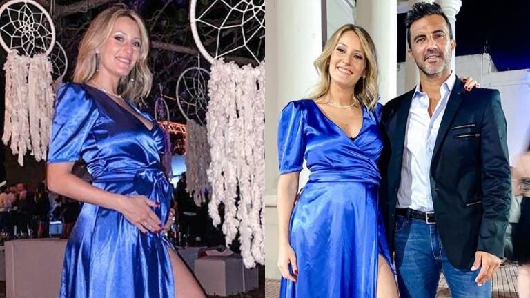 Mica Viciconte, embarazada de cuatro meses de su primer hijo, lució su pancita: "Noche de casamiento y mucho amor"