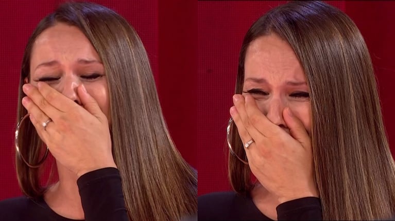 El llanto de Pampita en la final de La Academia: "Entré con el corazón destrozado y me voy con uno sano"