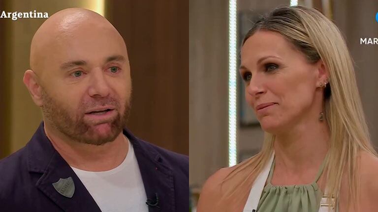 El picante reencuentro de Germán Martitegui y Denise Dumas en MasterChef Celebrity 3