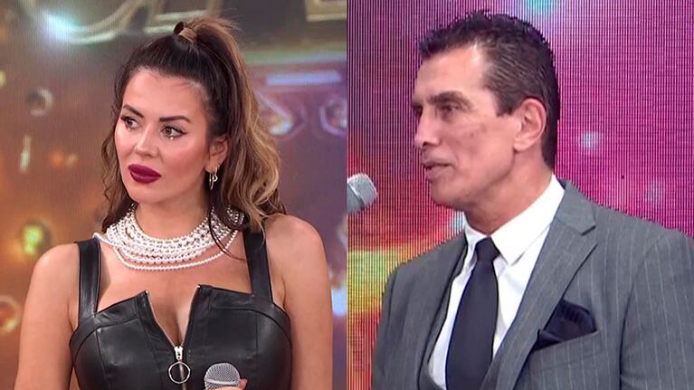 Karina Jelinek fue a Cantando custodiada por Dani 'La Muerte'