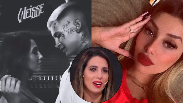 Cinthia Fernández compartió el final de su video con L-Gante después de protagonizar un cruce con Tamara Báez