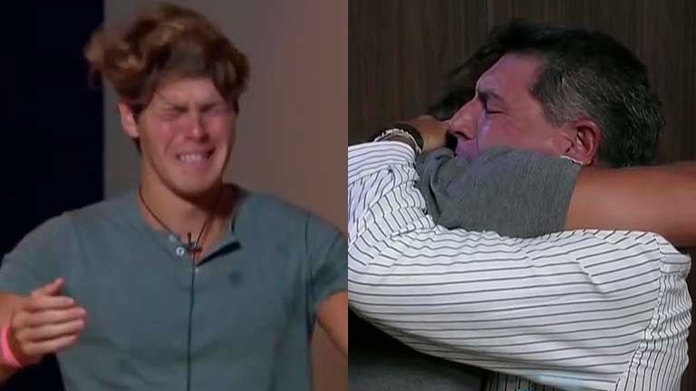 El papá de Marcos lo sorprendió en la última gala de visitas de Gran Hermano 2022