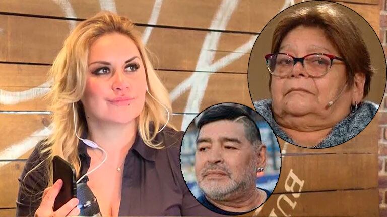 Verónica Ojeda mostró un polémico audio de Ana, una de las hermanas de Diego Maradona