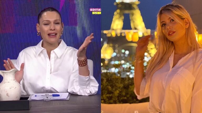 Pampita y un pícaro comentario al hablar de su amistad con Wanda Nara: "Si ella me llega a invitar a su casa en París, ya tengo las valijas listas"